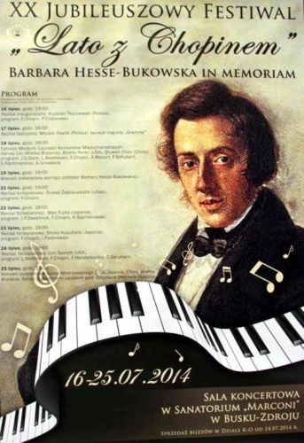 „Lato z Chopinem” – festiwal wielkich twórców w Busku-Zdroju