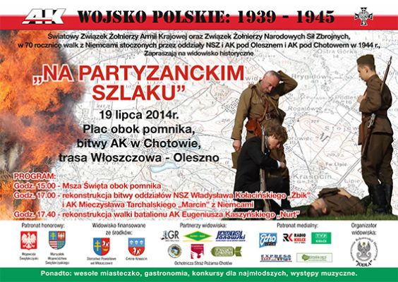 Widowisko historyczne „Na partyzanckim szlaku”