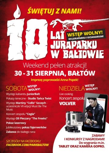10. urodziny JuraParku w Bałtowie