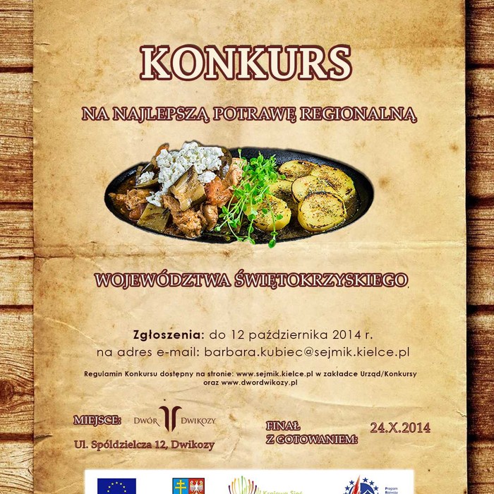 Konkurs na Najlepszą Potrawę Regionalną Województwa Świętokrzyskiego