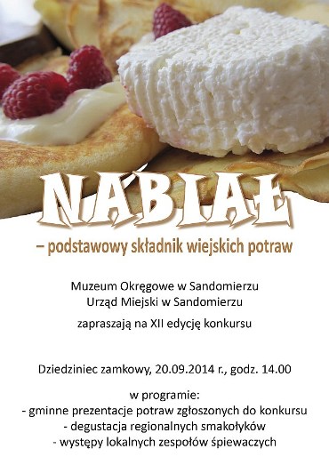 &#8220;Nasze sandomierskie – kulinaria regionalne&#8221; &#8211; konkurs Muzeum Okręgowe