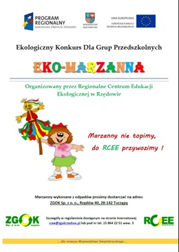Konkurs dla przedszkolaków &#8211; &#8220;Eko-Marzanna&#8221;
