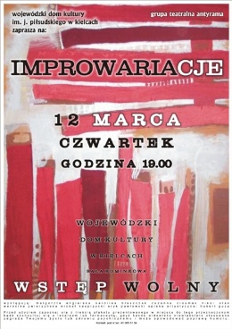 Spektakl &#8220;Improwizacje&#8221; w WDK