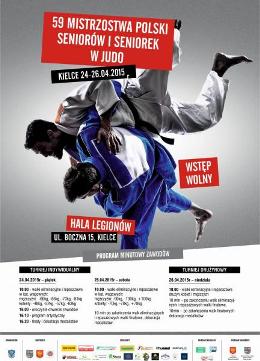 Plakat promujący Mistrzostwa w Judo