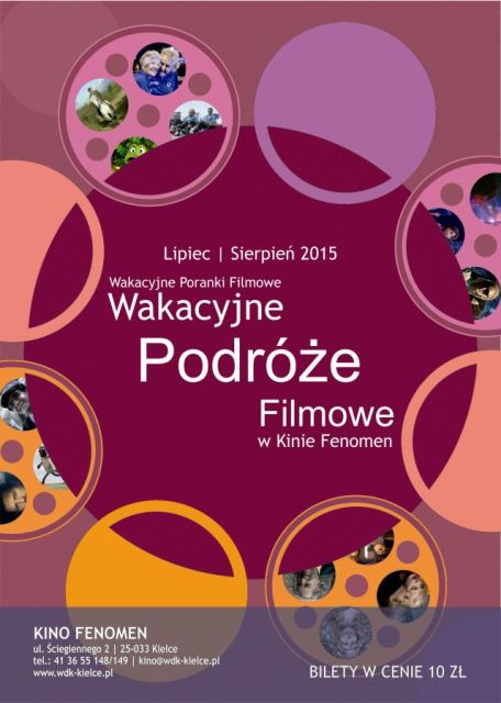 Plakat promujący festiwal filmowy Fenomen
