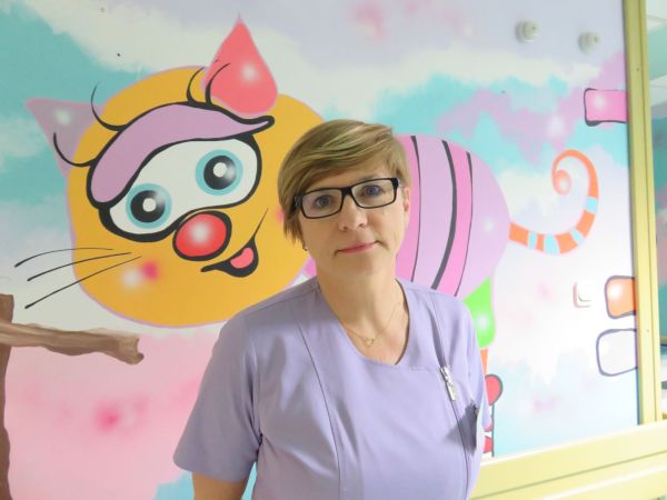 Grażyna Karolczyk, kierownik Oddziału Onkologii i Hematologii Dziecięcej Świętokrzyskiego Centrum Pediatrii