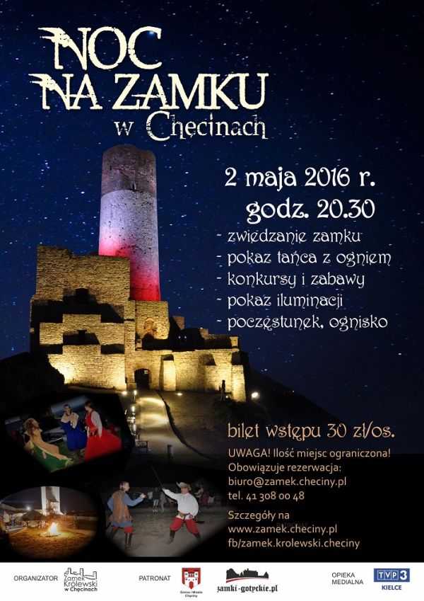 Pierwsza „Noc na zamku w Chęcinach”