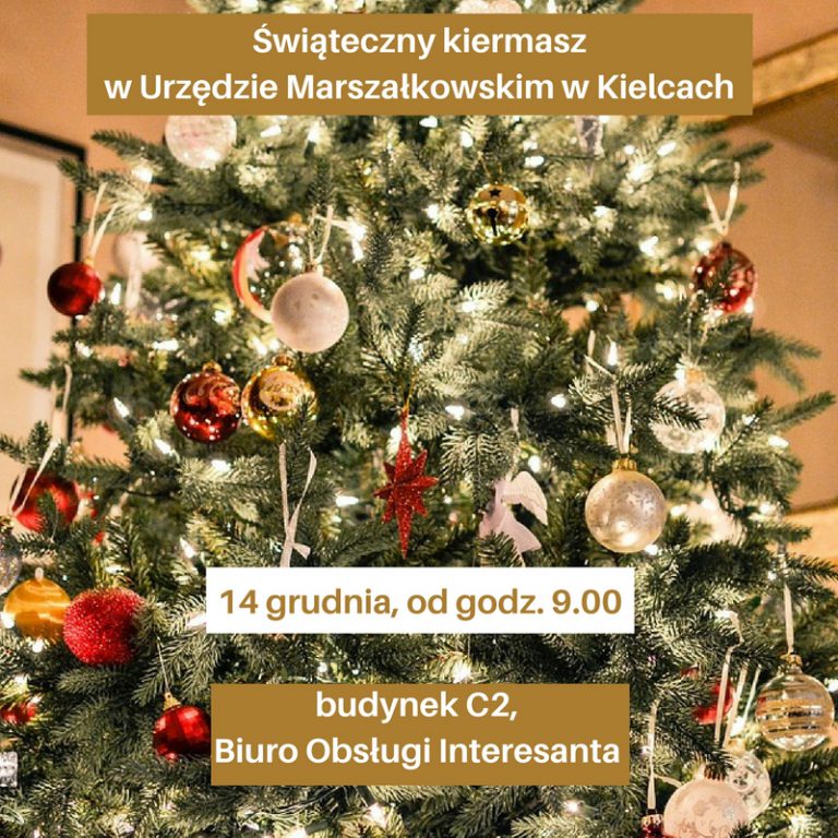 Kiermasz świąteczny w Urzędzie Marszałkowskim