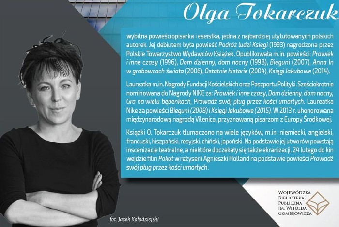 Wernisaż wystawy „Olga Tokarczuk na świecie” i promocja książki „Zmiłuj się nad nami”