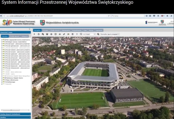 System Informacji Przestrzennej Województwa Świętokrzyskiego &#8211; video