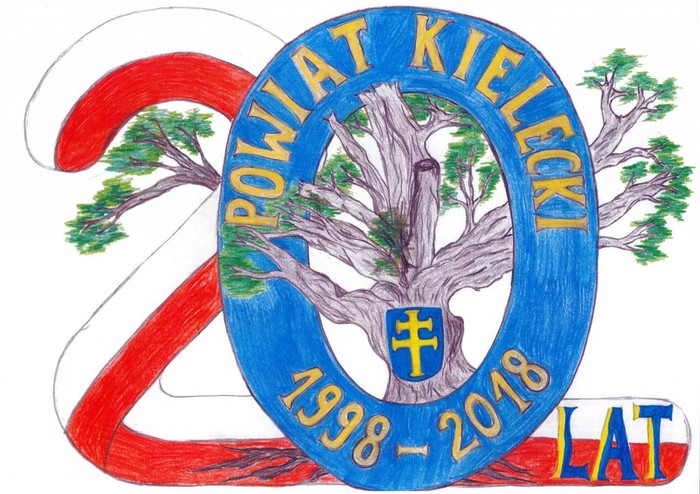 Konkurs na logo 20 – lecia powiatu kieleckiego rozstrzygnięty