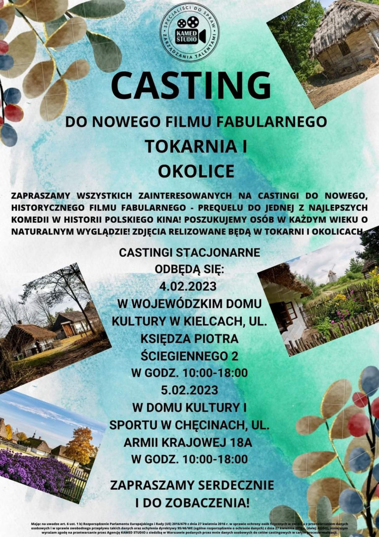 Plakat Casting Do Filmu