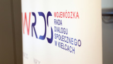 Baner Z Napisem Wojewódzka Rada Dialogu Społecznego