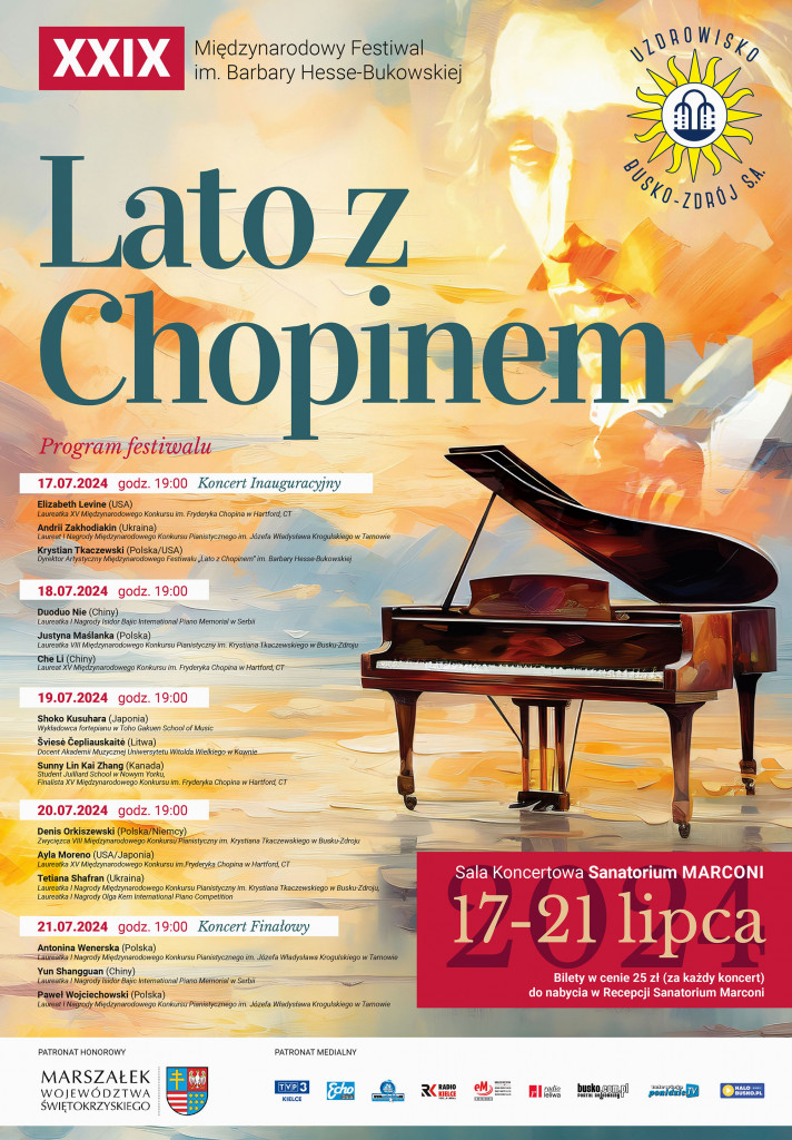 Plakat Lato Z Chopinem