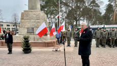 Andrzej Bętkowski podczas uroczystości 11 listopada