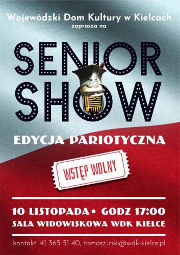 Seniorshow Listopad Plakat A3