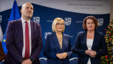 Konferencja prasowa marszałek Renaty Janik